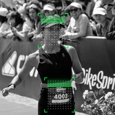 Corredora con detección de IA